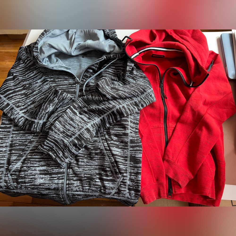 Nike Zippered Hoodies, Sold as a Set—Size Small